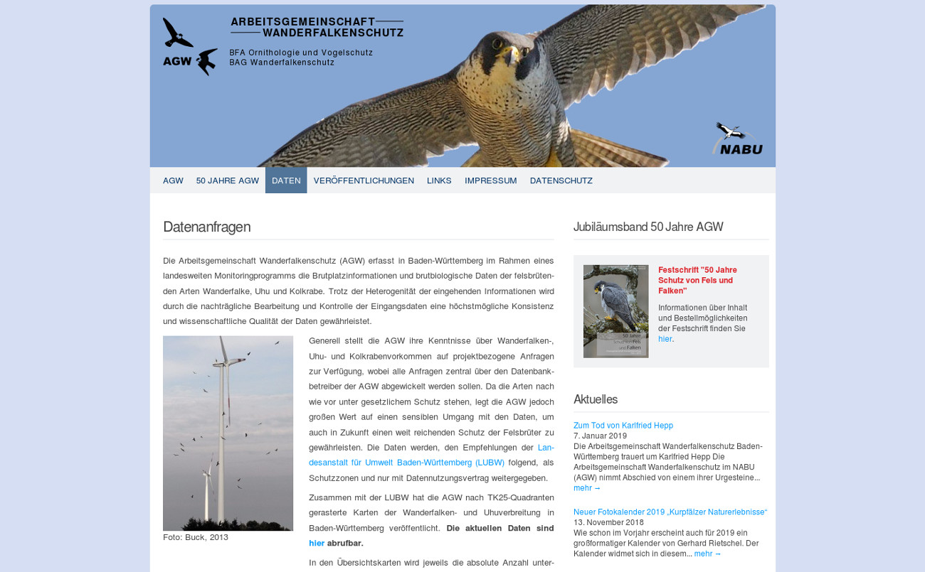 Arbeitsgemeinschaft Wanderfalken